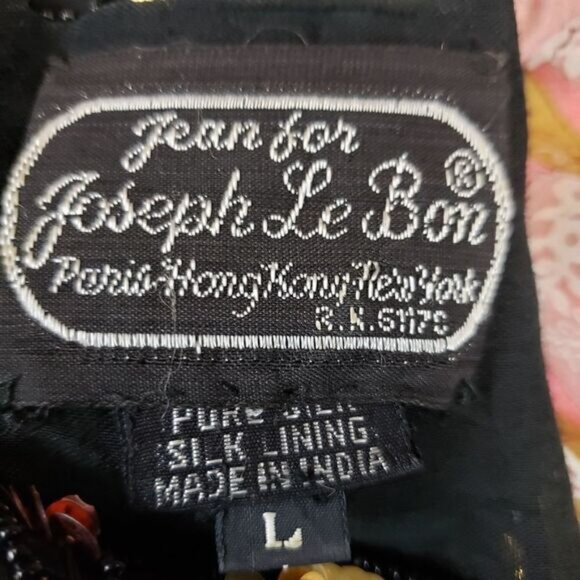 Vintage Jean for Joseph Le Bon sequined silk top - Picture 2 of 5